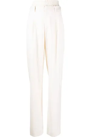 MONSE Pantalon droit à taille double