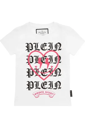 Philipp Plein T-shirt à imprimé cœur