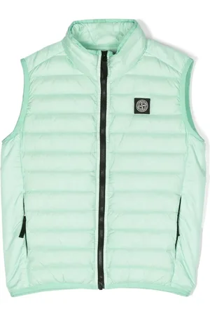 Stone Island Gilet matelassé à patch logo