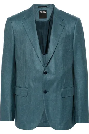 Ermenegildo Zegna Blazer en serge à simple boutonnage