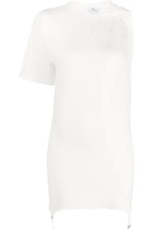 Courrèges Robe courte à coupe asymétrique