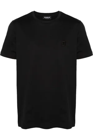 Dondup T-shirt en coton à logo brodé