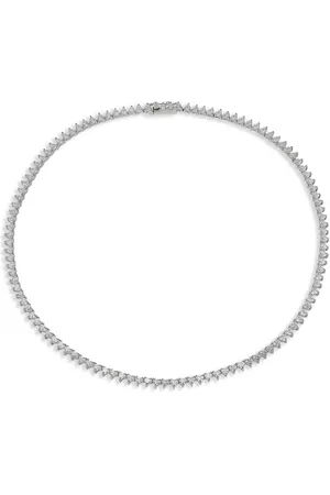 Anabela Chan Collier Petite Eternity Heart en or blanc 18ct