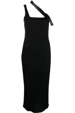 Courrèges Robe mi-longue à détail de sangle