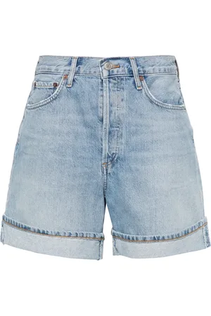 AGOLDE Short en jean Dame à taille haute