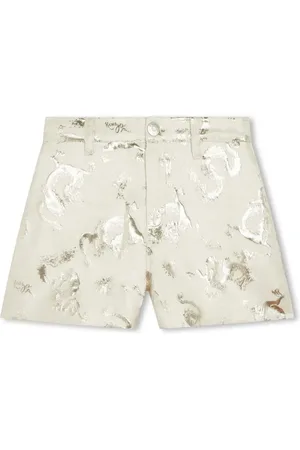 Kenzo Short métallisé à motif en léopard