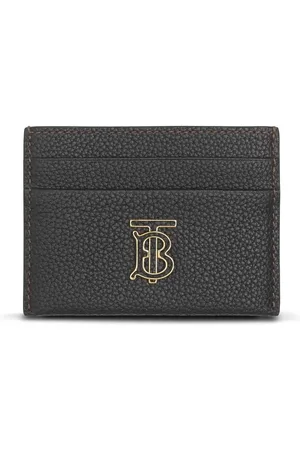 Burberry Porte-cartes en cuir à plaque logo