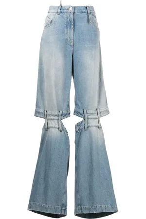 The Attico Jean ample Ashton à taille mi-haute