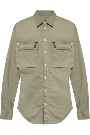 Dsquared2 Chemise boutonnée à poches cargo