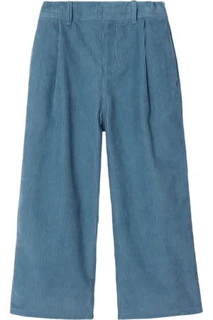 Burberry Pantalon en velours côtelé à logo EKD