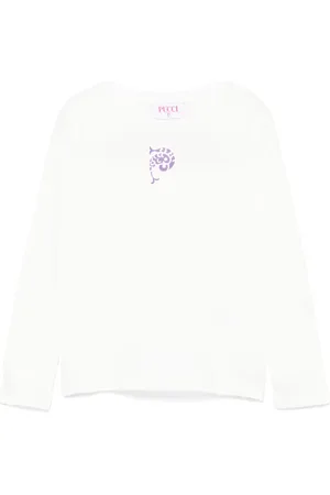 PUCCI Junior T-shirt à logo imprimé