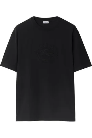 Burberry T-shirt en coton à logo EKD brodé
