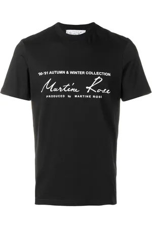 MARTINE ROSE T-shirt à logo imprimé