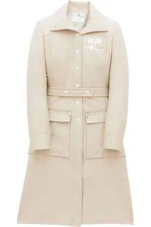 Courrèges Trench à patch logo