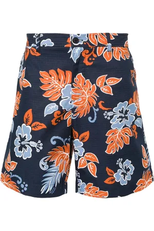 Maison Kitsuné Short à fleurs