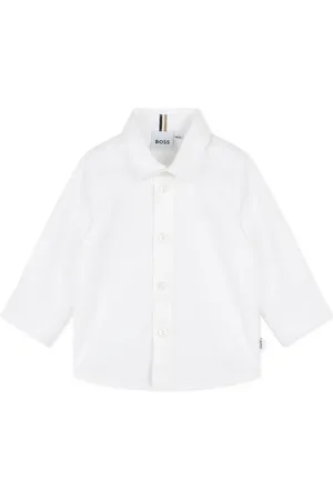 HUGO BOSS Chemise en coton à logo brodé