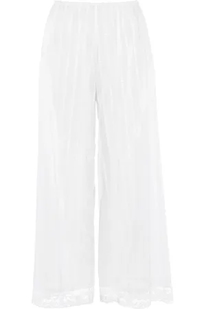 ERES Pantalon à finitions en dentelle