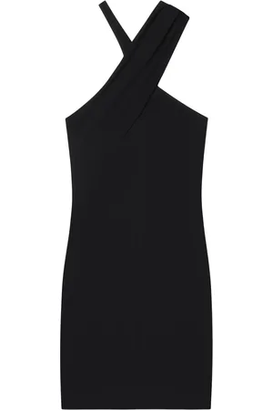 Courrèges Robe courte à bretelles croisées