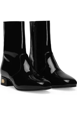 Dolce & Gabbana Bottines en cuir verni