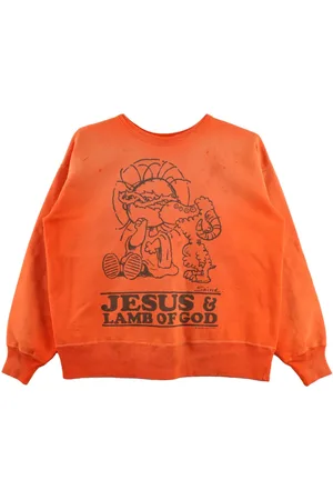 SAINT MXXXXXX Sweat en coton à slogan imprimé