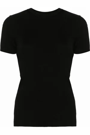 Ralph Lauren T-shirt en maille à design nervuré