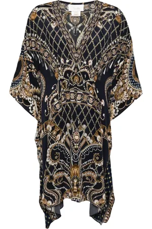 Camilla Caftan court imprimé