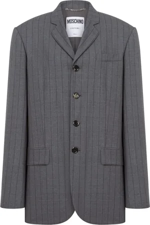 Moschino Blazer à fines rayures