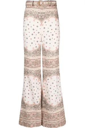 ZIMMERMANN Pantalon à motif cachemire