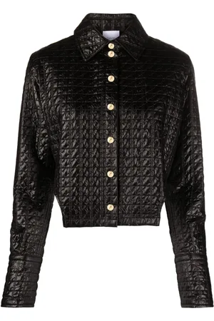 Patou Veste bomber crop à design matelassé