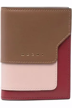 Marni Portefeuille pliant colour block