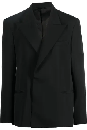 Acne Studios Blazer croisé à revers crantés
