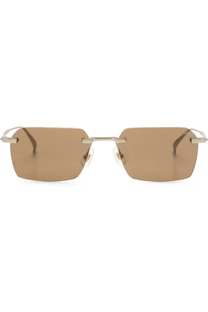 Dunhill Lunettes de soleil à monture rectangulaire