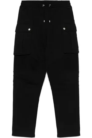 Balmain Pantalon de jogging à empiècements nervurés