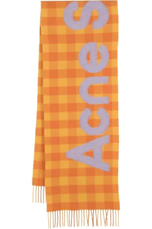 Acne Studios écharpe en laine à carreaux