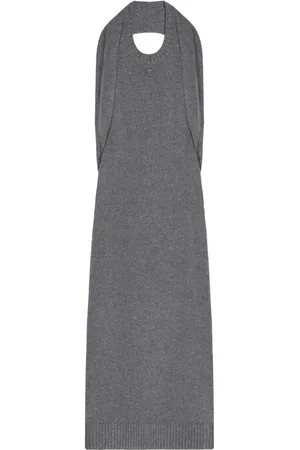 Courrèges Robe drapée à épaules dénudées