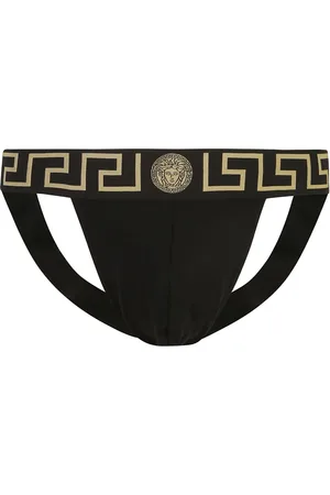 VERSACE Jockstrap Greca Border