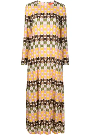 La DoubleJ Robe longue à imprimé Mezzaluna