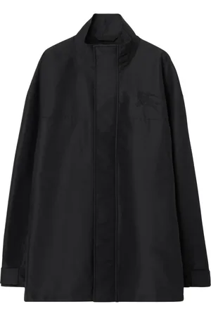 Burberry Veste brodée à col montant
