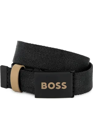 HUGO BOSS Ceinture en cuir à boucle logo