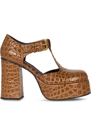 Etro Escarpins plateforme à effet peau de crocodile 110 mm