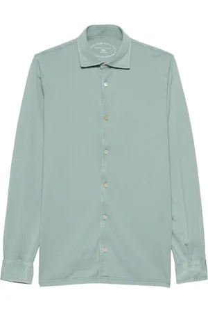 FEDELI Chemise unie en coton biologique