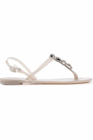 Casadei Sandales à ornements en cristal