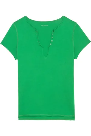 Zadig & Voltaire T-shirt Henley à col tunisien