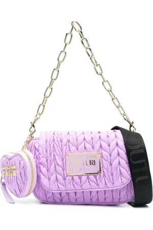 VERSACE Sac porté épaule à design matelassé