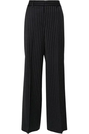 Msgm Pantalon droit à taille haute