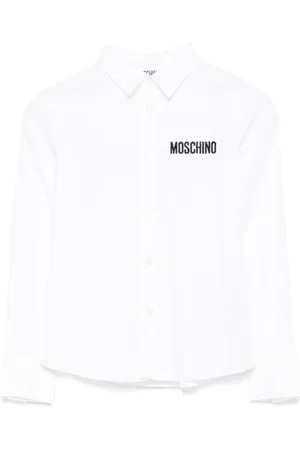 Moschino Chemise à logo brodé