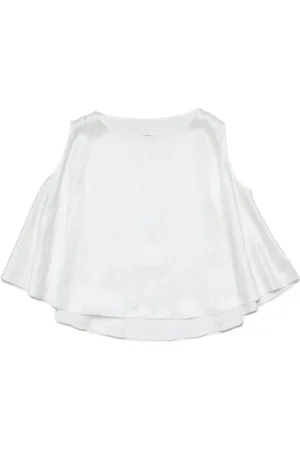 Maison Margiela Chemise sans manches à logo brodé