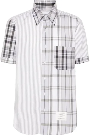 Thom Browne Chemise en coton à mélange d