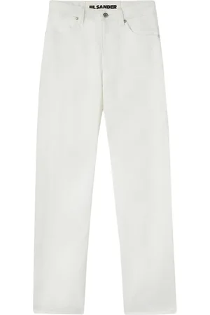 Jil Sander Jean droit à coupe courte