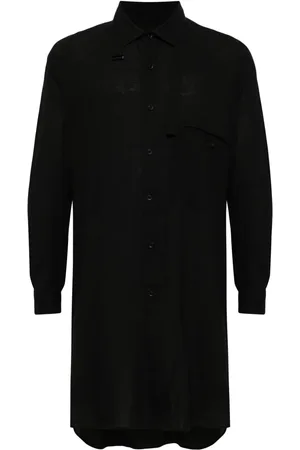 YOHJI YAMAMOTO Manteau long à col montant
